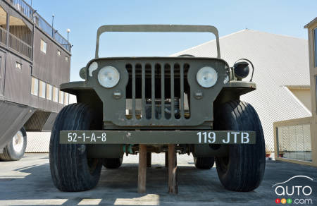 The giant Jeep Willys, front