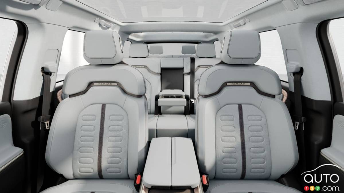 L'habitacle du Rivian R1S
