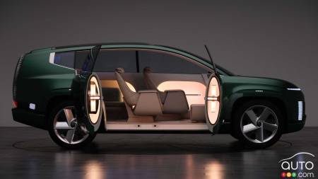 Hyundai Seven concept profile, interior