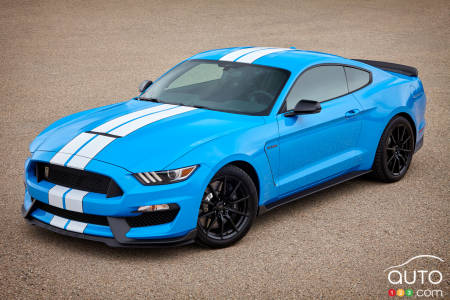 Ford Mustang Shelby GT350 2016, de haut