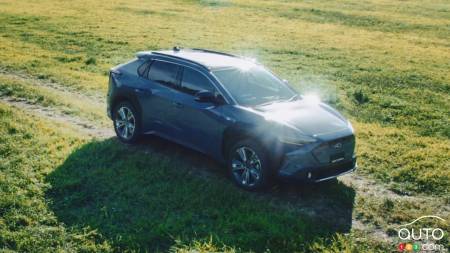 Subaru Solterra, from above