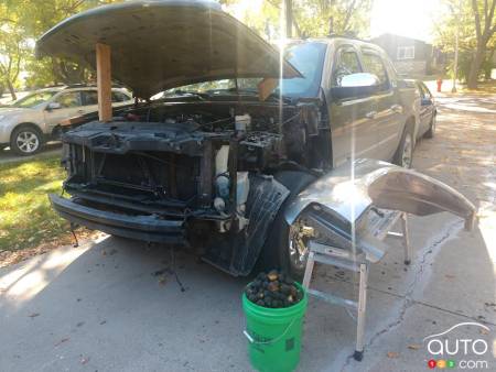 La pauvre Chevrolet Avalanche