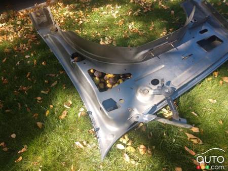 Body panel of the Chevrolet Avalanche