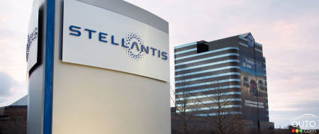Stellantis HQ in Detroit, Michigan