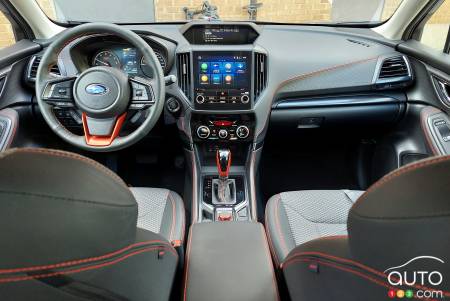 Interior of Subaru Forester
