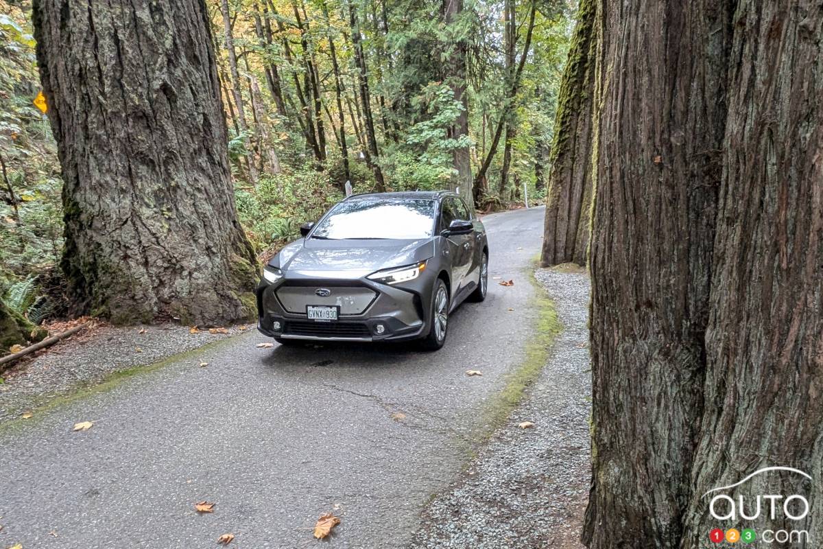 Subaru Solterra 2024, sur la route