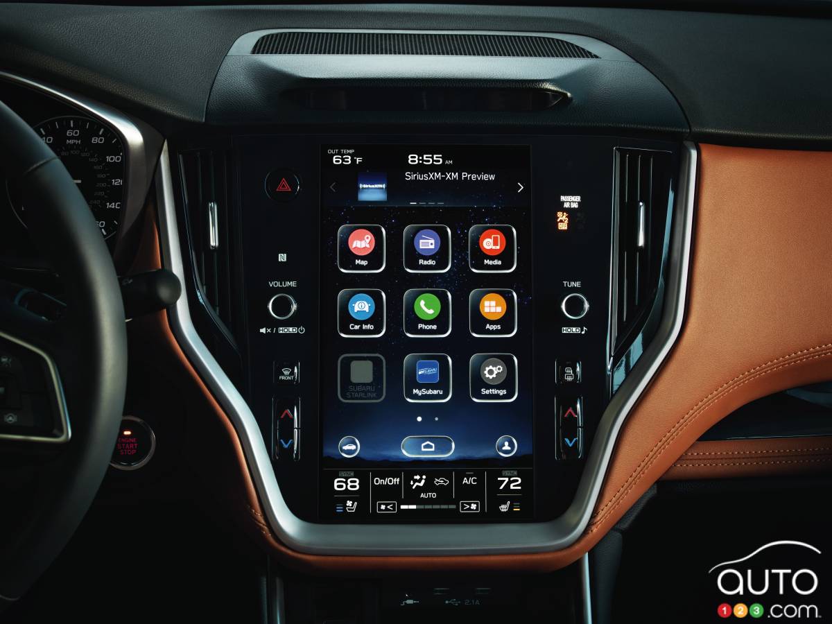 Subaru Legacy 2020, système multimédia