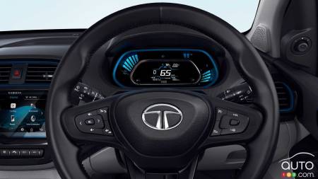 Tata Tiago EV, steering wheel