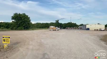 Site de la nouvelle usine Tesla, au Texas