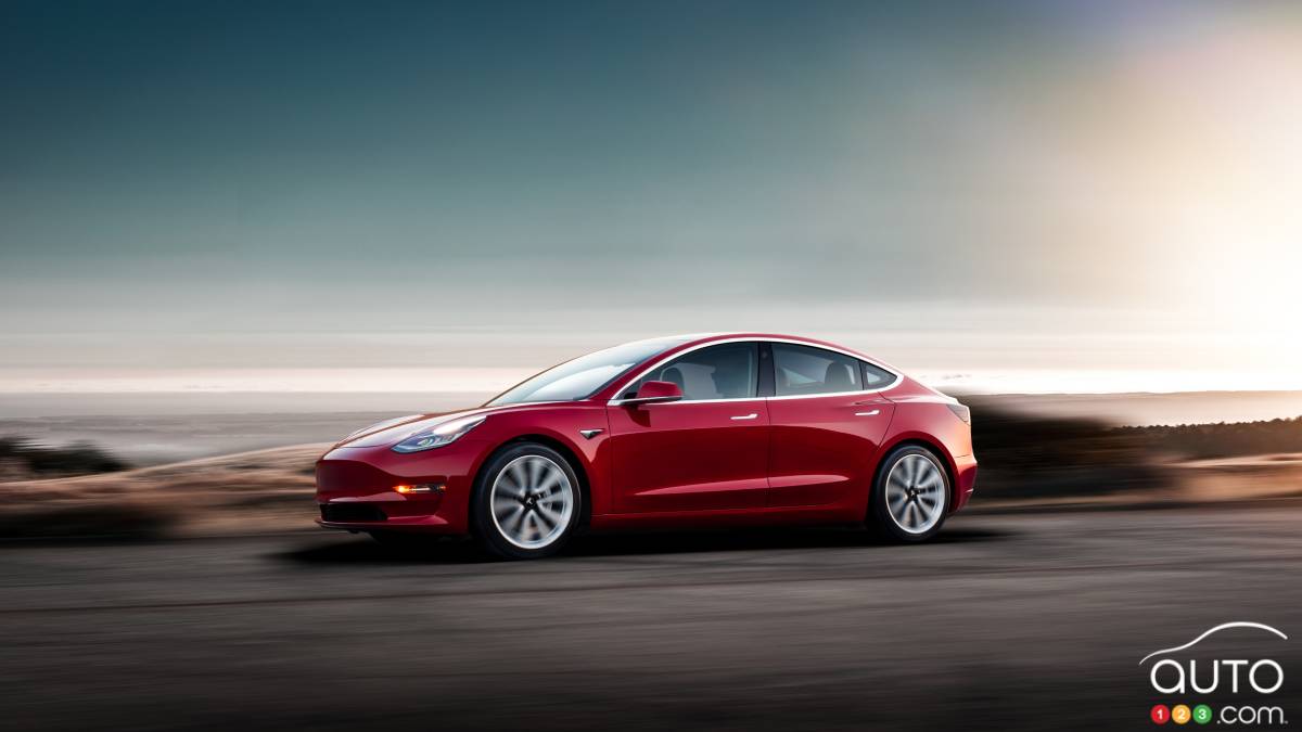 Tesla Model 3, profil