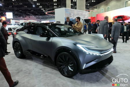 Le concept bZ de Toyota, au salon de Los Angeles en 2022