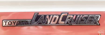 Old Toyota Land Cruiser badging