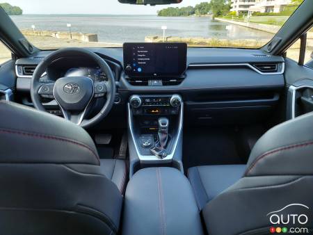 Interior of Toyota RAV4 Prime