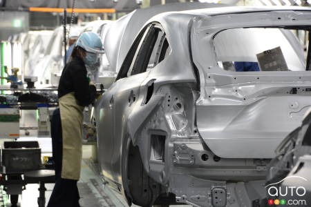 In Toyota's Takaoka plant in Japan