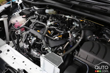 Toyota Corolla Cross hydrogen prototype engine