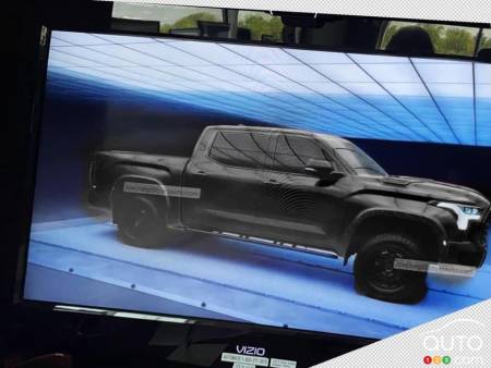 2022 Toyota Tundra, in black
