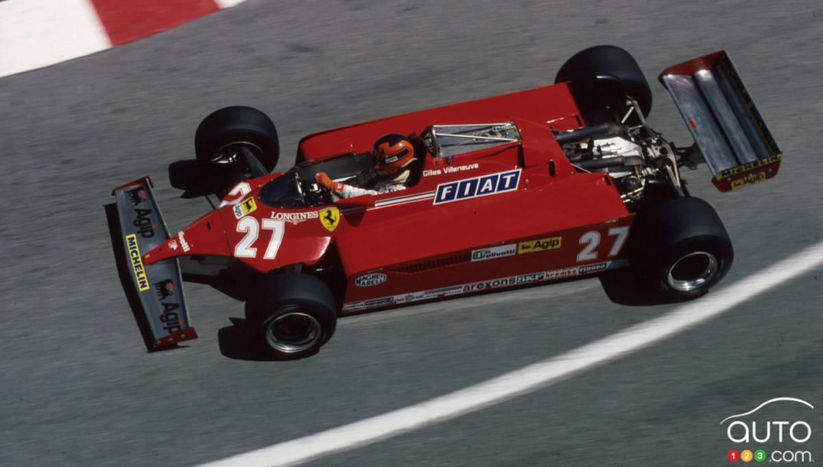 Gilles Villeneuve, sur la piste à Monaco