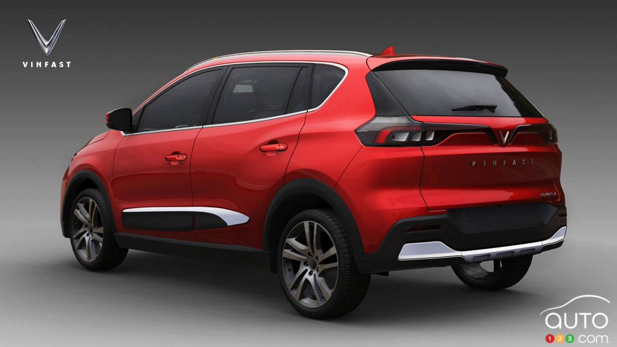 VinFast VF32, trois quarts arrière