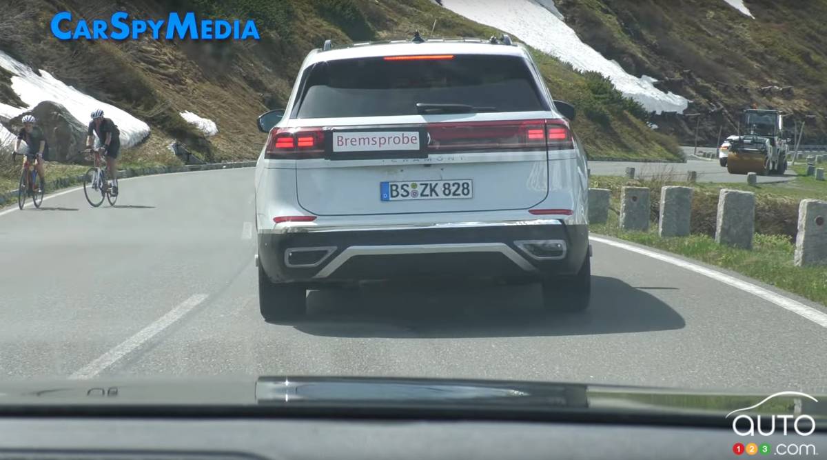 Volkswagen Atlas 2026, version prototype, arrière