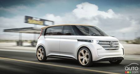 The Volkswagen BUDD-e concept (2016)