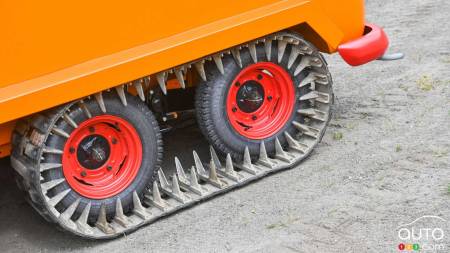 The Volkswagen Half-Track Fox, wheels