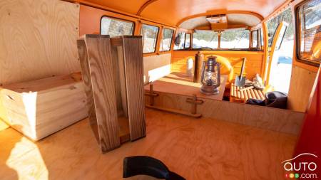 The Volkswagen Half-Track Fox, interior