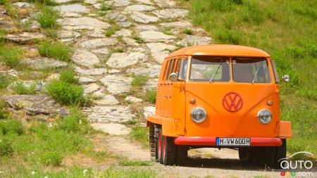 The Volkswagen Half-Track Fox, front