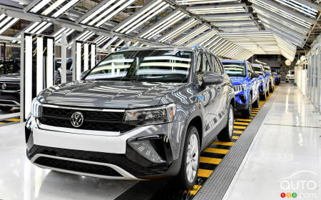 Dans l'usine de Volkswagen de Puebla, au Mexique