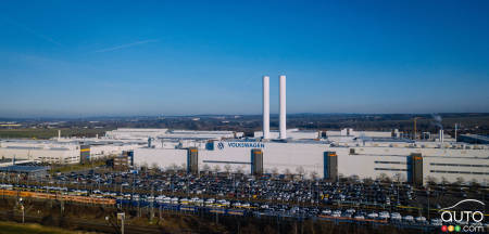 L'usine Volkswagen à Zwickau en Allemagne