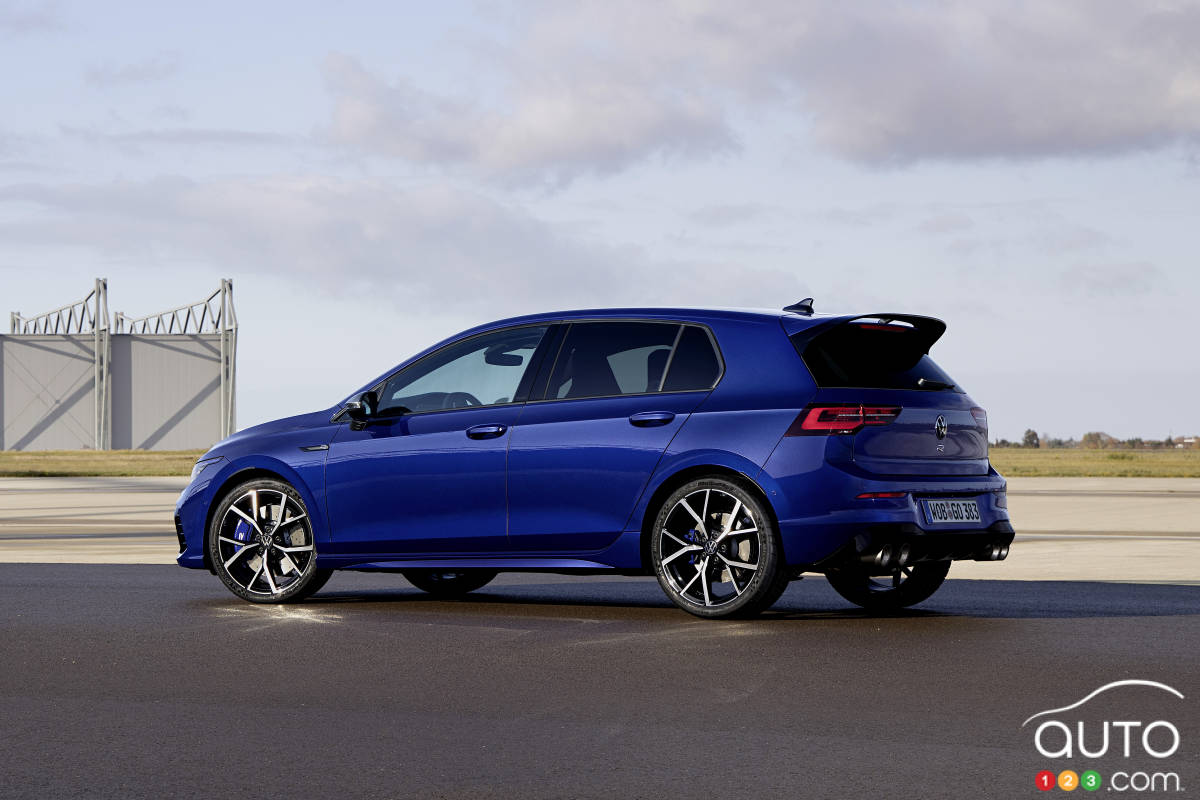 Volkswagen Golf R 2022 (version européenne), profil