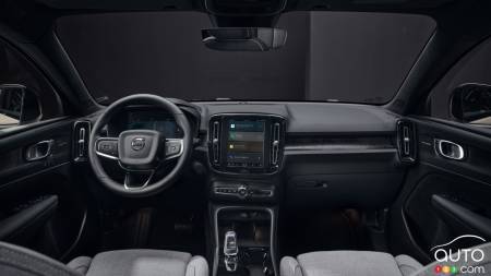 Volvo EC40 2025, intérieur