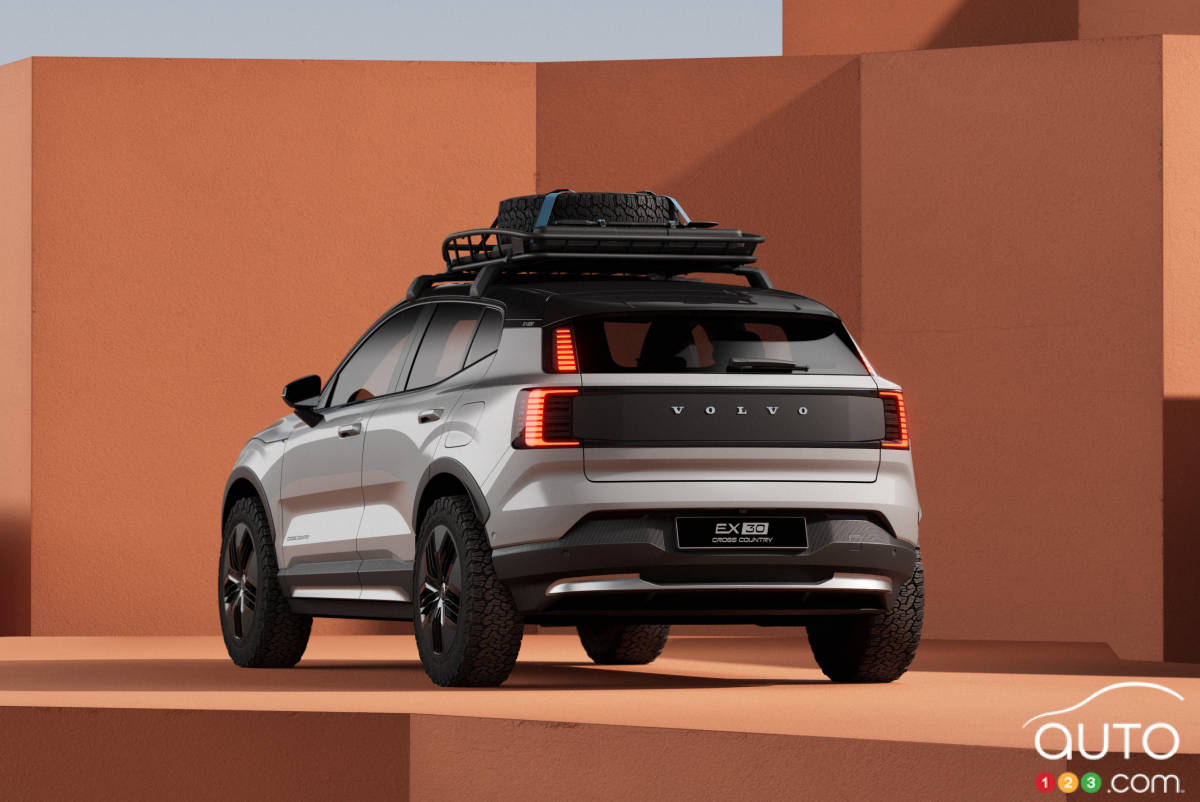 Le concept Volvo EX30 Cross Country, arrière