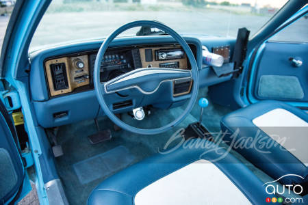The AMC Pacer, steering wheel, dashboard
