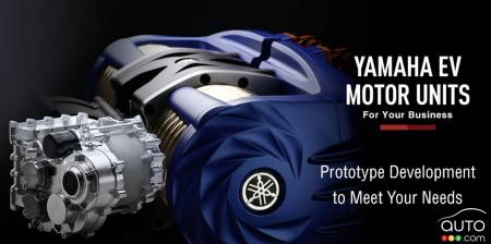 Yamaha's electric motor, ready to do business