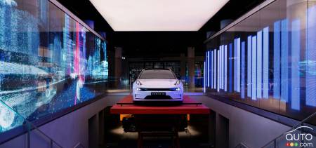 Un concessionnaire Zeekr en Chine