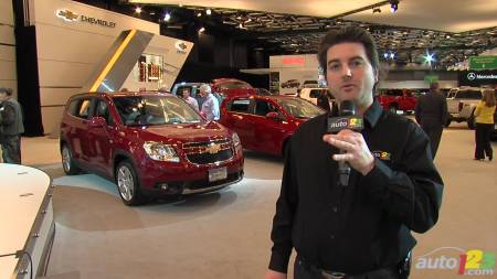 2012 Chevrolet Orlando video at the Montreal auto show