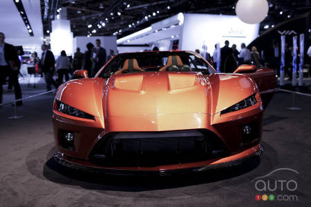 2012 Falcon Motors F7 video preview at the Detroit autoshow