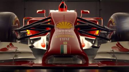 Video of Ferrari getting ready for 2014 season