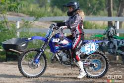 Vanessa in action at X-Town in MIrabel, Quebec.