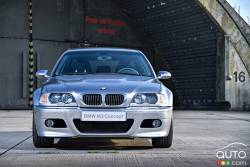 Vue de face de la BMW E46 M3 familliale