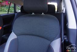 2016 Subaru Crosstrek Hybrid seat detail