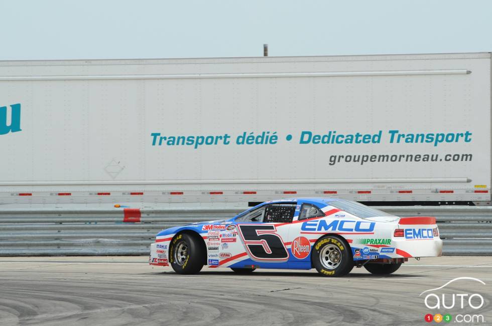 Noel Dowler, EMCO/Praxair/Safety Kleen Dodge en action lors du Jiffy Lube 100