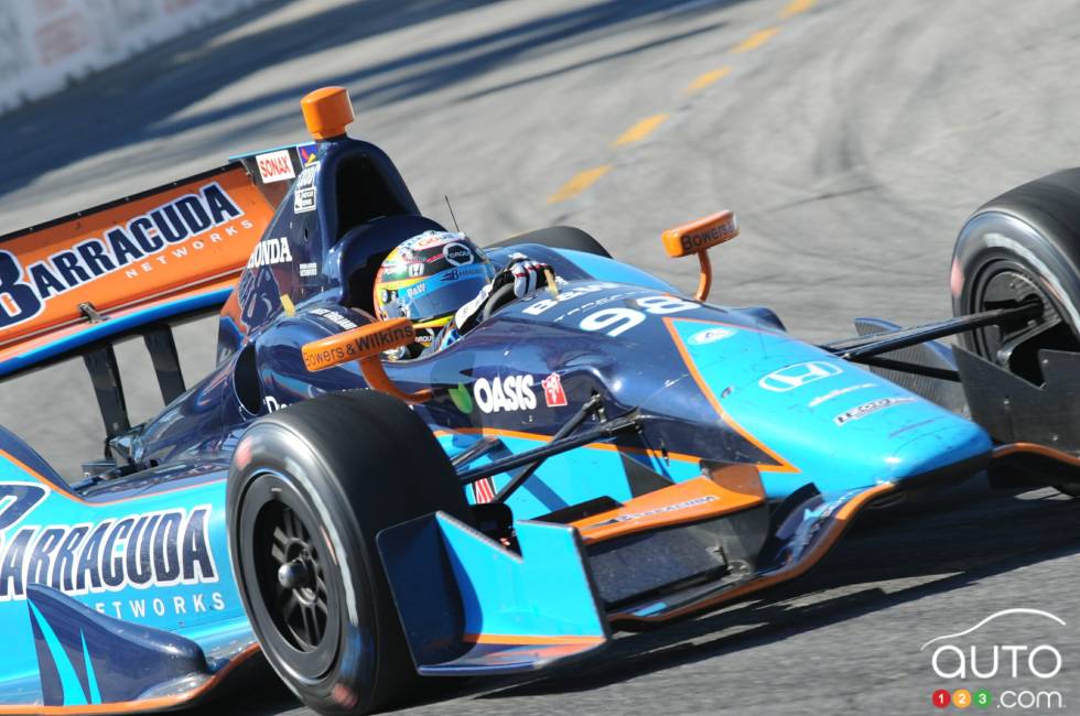 Alex Tagliani, Bryan Herta Autosport w/Curb-Agajanian lors de la première course