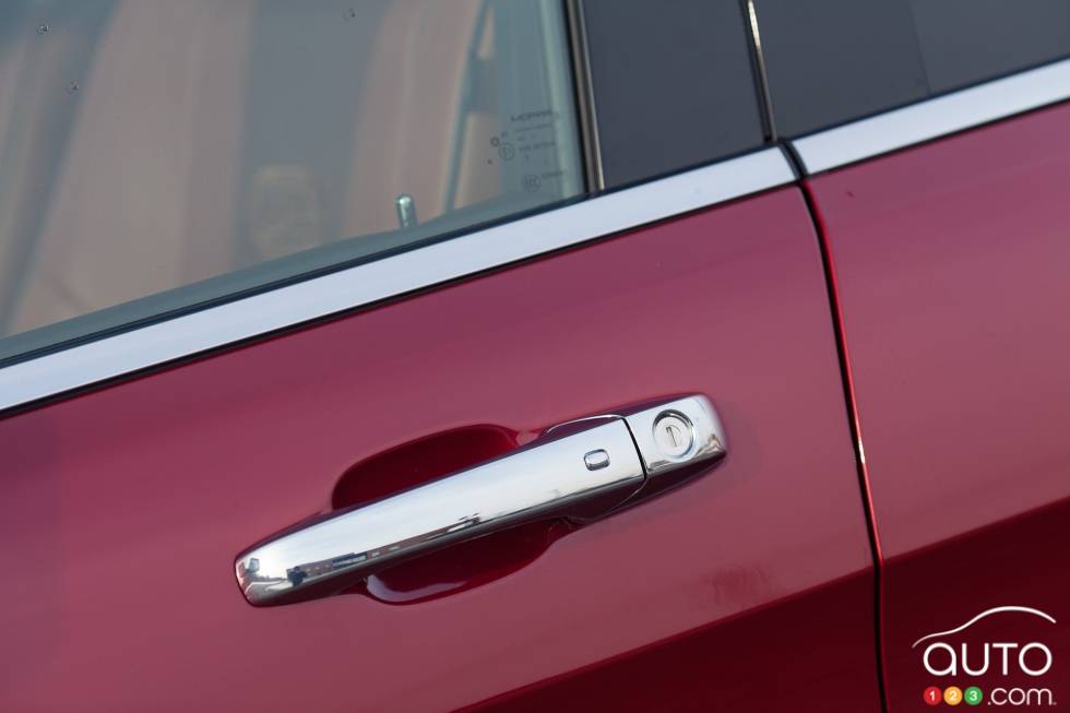 Chrome door handle