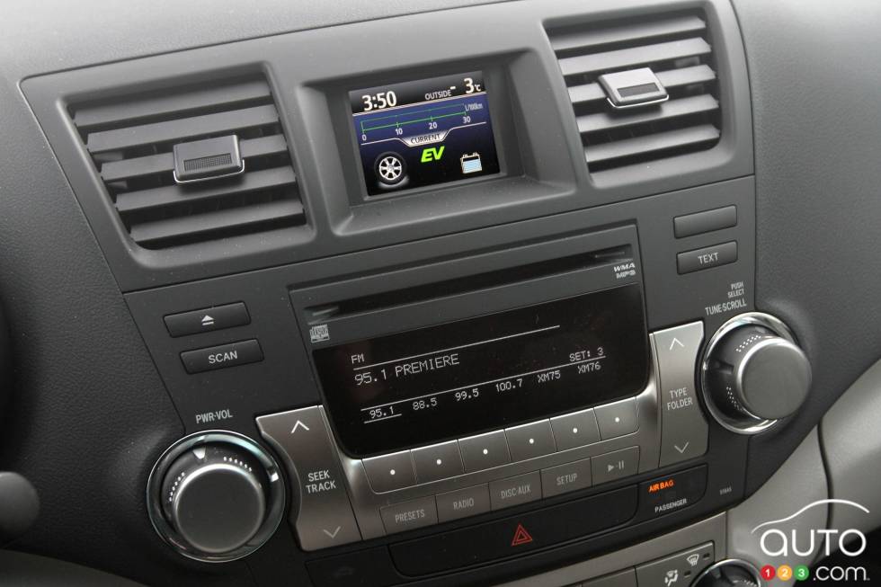Détails des commandes de la radio