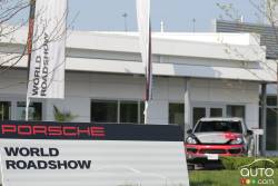 Porsche World Roadshow signage