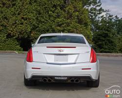 2016 Cadillac ATS V Coupe rear view