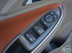 Détail intérieur de la Chevrolet Malibu Hybride 2016