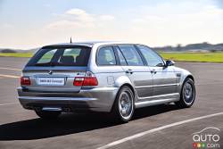 BMW E46 M3 wagon driving