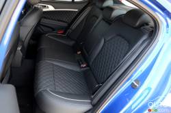 Back seat of the 2019 Genesis-G70-2.0T-Sport-RWD